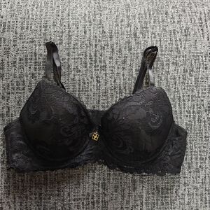 Adrienne Vittadini Black Lace Bra